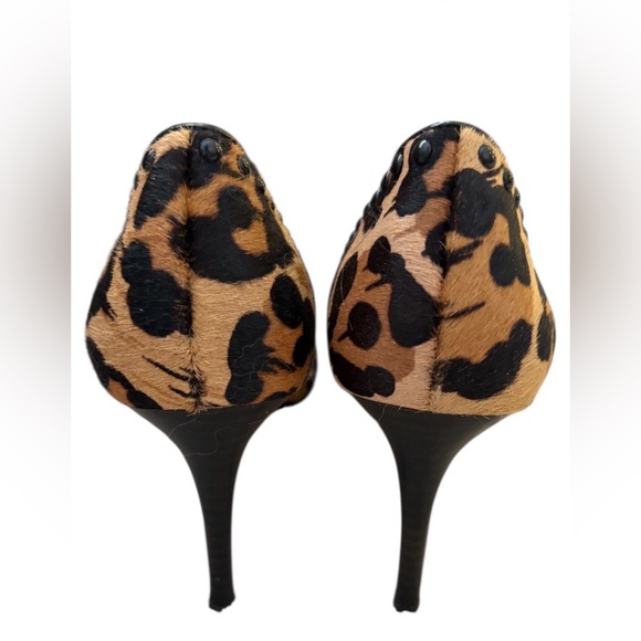 Coach Leopard Print Heels - Picture 3 of 7
